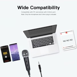 Video Microphone Kit with Mini Microphone Tripod Shock Mount Pop Filter Windshield Adapter Cable 3.5mm Plug