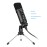 USB Condenser Microphone Computer Mic Kit with Mini Desktop Metal Tripod Stand Windscreen USB Cable for Music Recording Live Streaming Online Singing Meeting Teaching Game