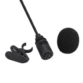 Mini Portable Clip-on Lapel Condenser Microphone Mic Hands-free 3.5mm TS Plug for Computer PC Portable Voice Amplifier Speaker