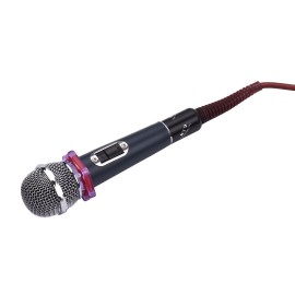 Dynamic Handheld Cardioid Condenser Microphone Wired Mic 4.5m/15ft Cable 6.35mm Plug for Music Singing Karaoke Stage Live Performance