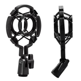 Tabletop Microphone Tripod Stand Desktop Mic Stand Metal Mic Tripod with Mic Holder for Streaming Recording