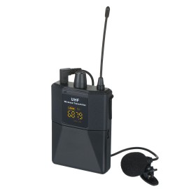 Portable UHF Microphone Set with 1 Receiver 2 Transmitter 2 Mic 2 Headset Mic Rechargeable Receiver Frequency Modulation Suitable for Home Entertainment Speech Live Streaming Video Recording