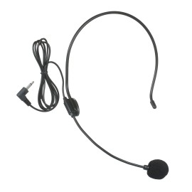 Portable UHF Microphone Set with 1 Receiver 2 Transmitter 2 Mic 2 Headset Mic Rechargeable Receiver Frequency Modulation Suitable for Home Entertainment Speech Live Streaming Video Recording