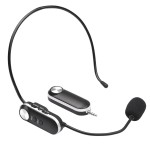 UHF Headset Wireless Microphone Professional Wireless Mic Set 6.35mm Receiver for Speaker Voice Amplifier for Teaching Training Tour Guide Teacher Conference Hosting Music Lovers Playing KTV Scenes