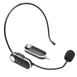 UHF Headset Wireless Microphone Professional Wireless Mic Set 6.35mm Receiver for Speaker Voice Amplifier for Teaching Training Tour Guide Teacher Conference Hosting Music Lovers Playing KTV Scenes