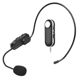 UHF Headset Wireless Microphone Professional Wireless Mic Set 6.35mm Receiver for Speaker Voice Amplifier for Teaching Training Tour Guide Teacher Conference Hosting Music Lovers Playing KTV Scenes