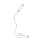 Clip on Book Ligh Reading Light 7 LED with 3 Brightness USB Rechargeable, Eye Care Lamp with Power Indicator, Perfect for Book Kids