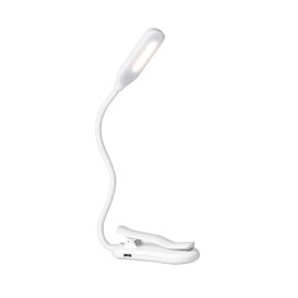 Clip on Book Ligh Reading Light 7 LED with 3 Brightness USB Rechargeable, Eye Care Lamp with Power Indicator, Perfect for Book Kids