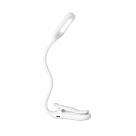 Clip on Book Ligh Reading Light 7 LED with 3 Brightness USB Rechargeable, Eye Care Lamp with Power Indicator, Perfect for Book Kids