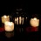 1PCS YK5014 Flameless LED Candle Light Bright Flickering Bulb Battery Operated Tea Light with Realistic Flames Rose Fake Candle for Birthday/Wedding /Christmas