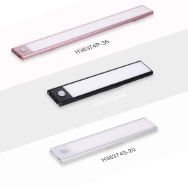 Sensing LED Closet Light Rechargeable Sensor Light for Cabinet Wireless Wardrobe Light for Closet Kitchen 4000K USB Charging Closet Light bar 3 Mode
