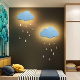 Cloud Wall Light for Kids Room LED Night Lamp Decorative Wall Lights Hallway Cloud-Shaped Simple Mordern Cartoon LED Wall Lamps Gifts for Children Friends Lovers