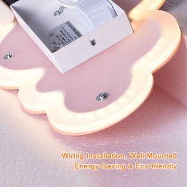 Cloud Wall Light for Kids Room LED Night Lamp Decorative Wall Lights Hallway Cloud-Shaped Simple Mordern Cartoon LED Wall Lamps Gifts for Children Friends Lovers