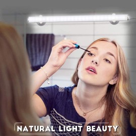 LED Mirror Lights Wireless Portable Rechargeable Vanity Light  3 Brightness Touch Control Makeup Light for Bathroom Dressing Room