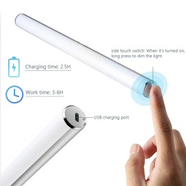 LED Mirror Lights Wireless Portable Rechargeable Vanity Light  3 Brightness Touch Control Makeup Light for Bathroom Dressing Room