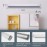 LED Mirror Lights Wireless Portable Rechargeable Vanity Light  3 Brightness Touch Control Makeup Light for Bathroom Dressing Room
