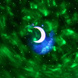 Star Projector Galaxy Projector Light BT Music Speaker Ocean Wave Star Sky Night Light with Remote Controller for Baby Bedroom, Game Rooms, Party, Home Theatre, Night Light Ambiance