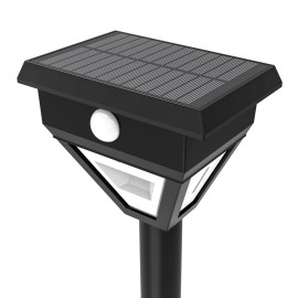 2 PCS Solar Pathway Lights Outdoor LED Solar Motion Sensor Light Garden Lights 3000K Warm Dim/ High Light Mode IP65 Waterproof Solar Landscape Lights for Lawn Patio Yard Garden