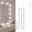 LED Makeup Mirror Lights 30LEDs Dimmable Touch Control Vanity Mirror Lights Bathroom Mirror Light with USB Cable LED Strip Lights Dressing Mirror