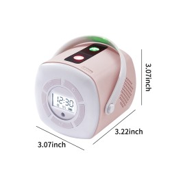 Star Projector Night Light With Digital Music Alarm Clock Starry Ceiling Night Light Projector With Remote Control 24 Groups Pattern for Kids Baby