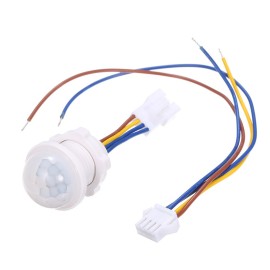 AC100-265V 40W(Max.) Mini PIR Motion Sensor Adopted Sensitive Light Control Infrared Human Technology for LED Lighting Fixture Lamp Living Room Bedroom Corridor Aisle Portable