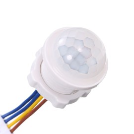 AC100-265V 40W(Max.) Mini PIR Motion Sensor Adopted Sensitive Light Control Infrared Human Technology for LED Lighting Fixture Lamp Living Room Bedroom Corridor Aisle Portable