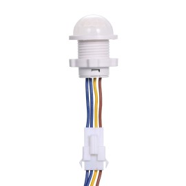 AC100-265V 40W(Max.) Mini PIR Motion Sensor Adopted Sensitive Light Control Infrared Human Technology for LED Lighting Fixture Lamp Living Room Bedroom Corridor Aisle Portable