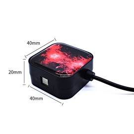 Car Star Night Light Romantic Auto Rotatable Roof Lamp Car Portable Adjustable Angle USB Projector Night Light Interior Decoration