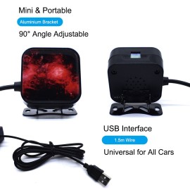 Car Star Night Light Romantic Auto Rotatable Roof Lamp Car Portable Adjustable Angle USB Projector Night Light Interior Decoration