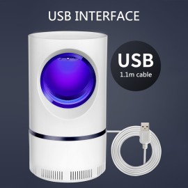Electric USB Mosquito Killer Lamp Physical Air-drying Silent Anti-mosquito Trap for Bedroom Dormitory Mother Baby Applicable