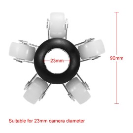 90mm Guide Wheels Protective Cover for 23mm Pipe Sewer Pipeline Inspection Camera