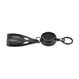 Retractable Fishing Line Clipper Stainless Steel Mini Fishing Line Cutter Scissors Quick Cutting Tool with Key Ring