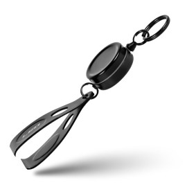 Retractable Fishing Line Clipper Stainless Steel Mini Fishing Line Cutter Scissors Quick Cutting Tool with Key Ring