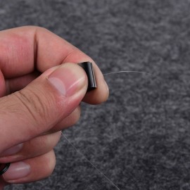 Retractable Fishing Line Clipper Stainless Steel Mini Fishing Line Cutter Scissors Quick Cutting Tool with Key Ring