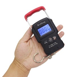 Fishing Scale Electronic Digital  Scale 110LB 50KG Hanging Hook Scale LCD Screen Portable Weighing Scales