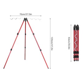 Fishing Rods Tripod Stand Telescopic Aluminum Alloy Fishing Rod Holder