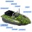 GPS Fishing Bait Boat with Single Bait Containers Automatic Bait Boat with Remote Control