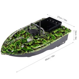 GPS Fishing Bait Boat with Single Bait Containers Automatic Bait Boat with Remote Control