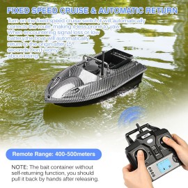 GPS Fishing Bait Boat with Single Bait Containers Automatic Bait Boat with Remote Control