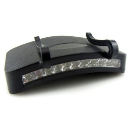 11 LED Clip-On Caplight White Light Lamp Hands Free for Cycling Hiking Camping Night Fishing