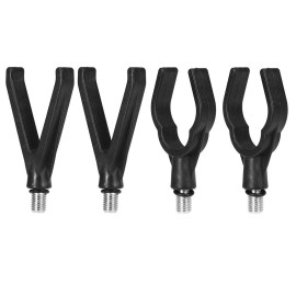 9pcs Fishing Rod Rest Fishing Pole Holder Bite Alarm Bar Set with Storage Bag