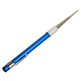 Retractable Fishing Hook Sharpener Portable Diamond Fishhook Cutter Sharpening Rod