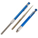 Retractable Fishing Hook Sharpener Portable Diamond Fishhook Cutter Sharpening Rod