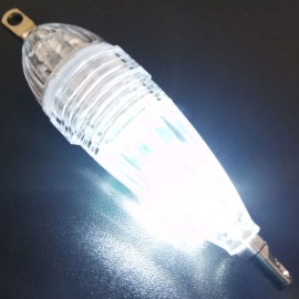 5pcs Waterproof Underwater LED Fishing Light Fish Lure Attracting Light Lamp with Squid Jig Hooks