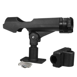 Plastic Fishing Rod Holder Adjustable Fishing Pole Holder with Clamp Folding Rod Racks Holder for Boat Kayak
