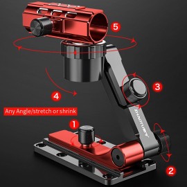 Fishing Rod Holder Aluminum-Magnesium Alloy Fish Rod Rack Fish Box Accessories