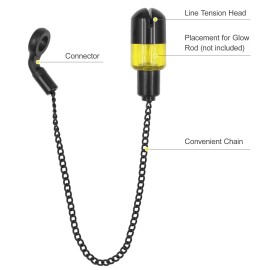 Adjustable Retractable Carp Fishing Rod Stand with LED Bite Alarms Swingers