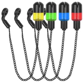 Adjustable Retractable Carp Fishing Rod Stand with LED Bite Alarms Swingers