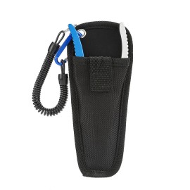 Aluminum Fishing Pliers Split Ring Cutters Hooks Remover Fishing Holder Tackle with Oxford Sheath and Security Landyard