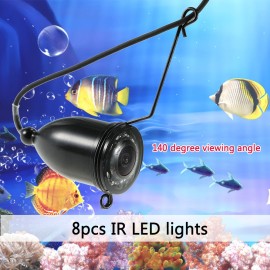 4.3'' Color Digital LCD 1000TVL Fish Finder IR LED Fishing Camera Monitor Underwater Fishing Camera 20M Cable